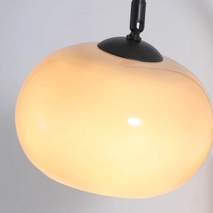 Arched Wall Sconce with Wood Base  - Bauhaus Mid Century