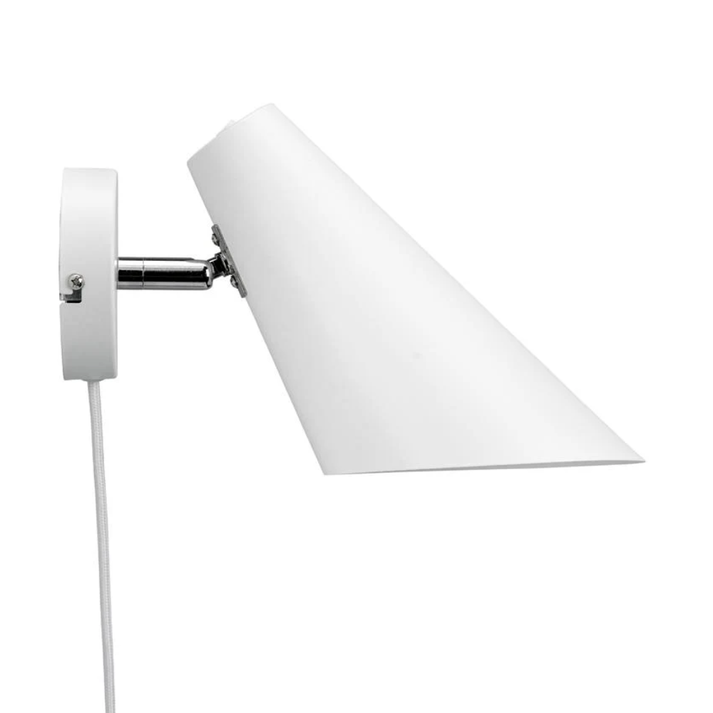 Architectural Matte Metal Wall Sconce - Minimalist Directional Wall Light