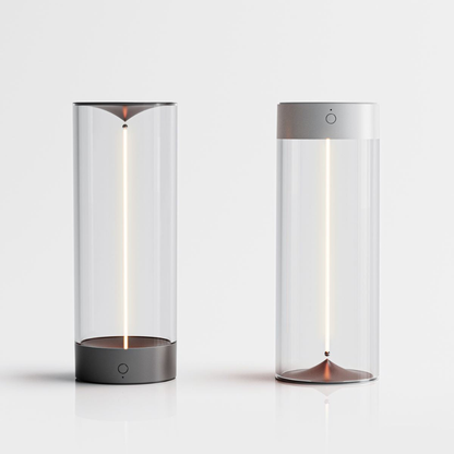 Modern Cylinder LED Lamp - Cordless Magnetic Rechargeable Accent Light