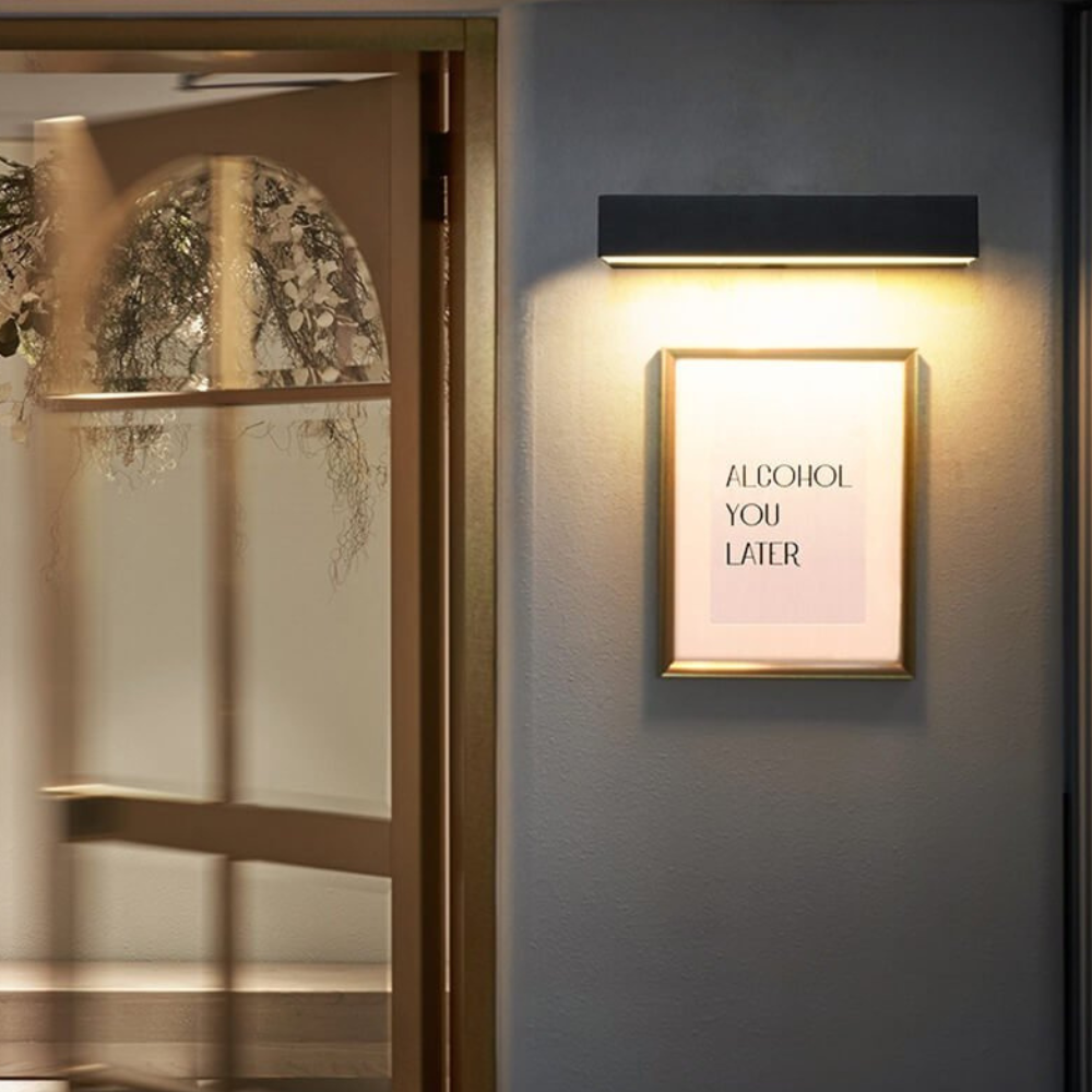 Außen-LED-Verandaleuchten mit mattiertem Acrylschirm und Aluminiumgehäuse – Moderne Wandleuchte