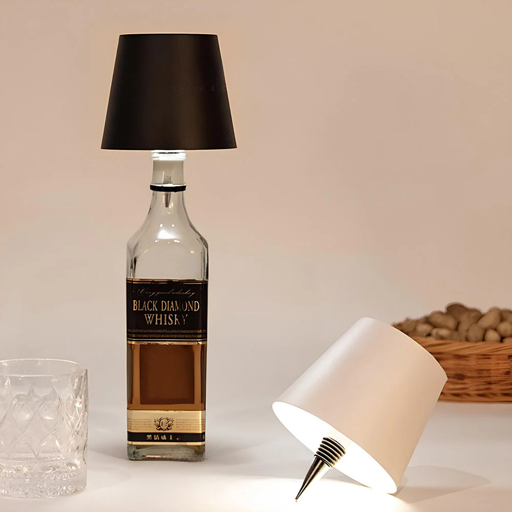 Lampe Bouteille - Lampe Décorative Amusante à Intensité Variable pour Boissons - Rechargeable par USB