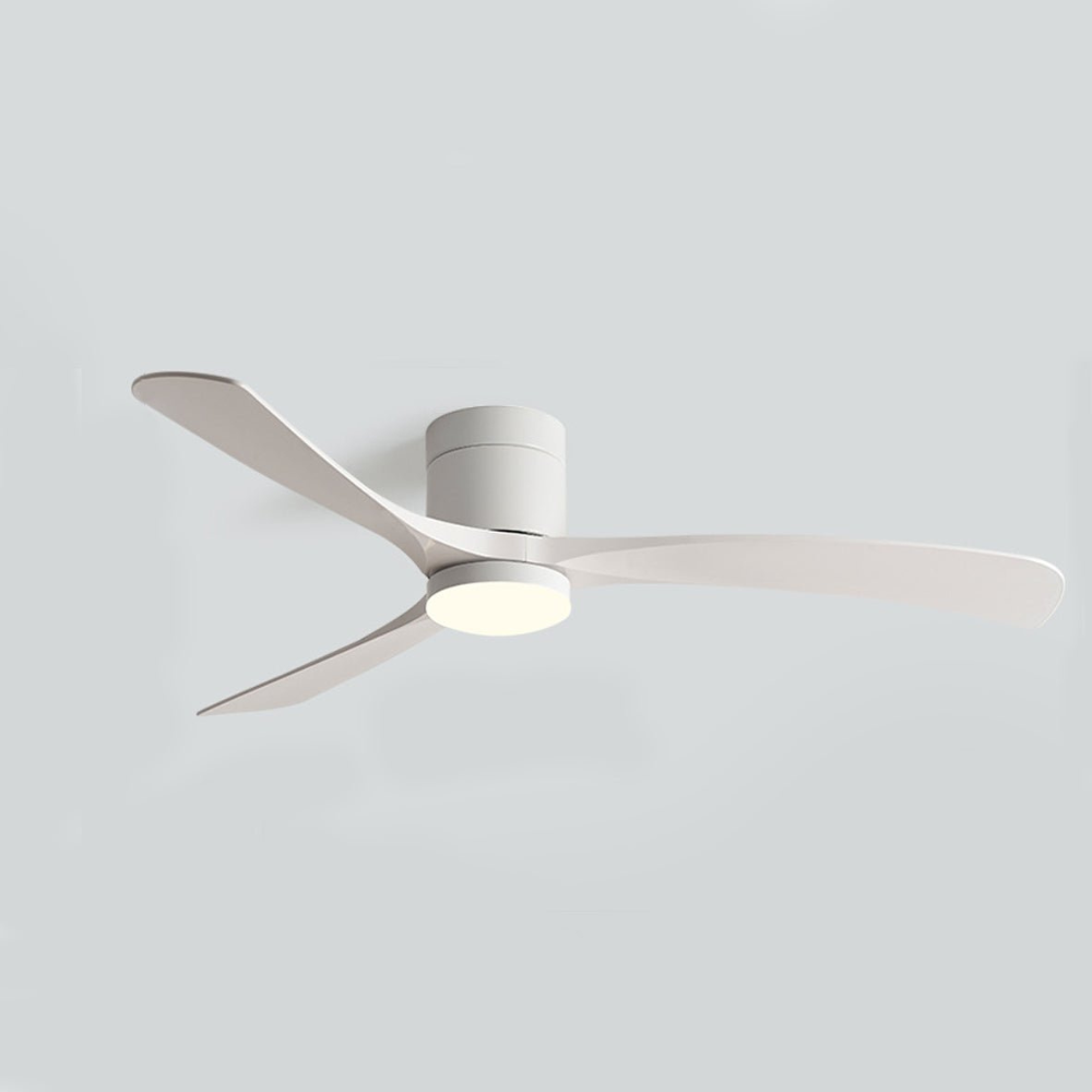 LED-Deckenventilator mit flachem Design und umkehrbarem DC-Motor – Nordischer Stil