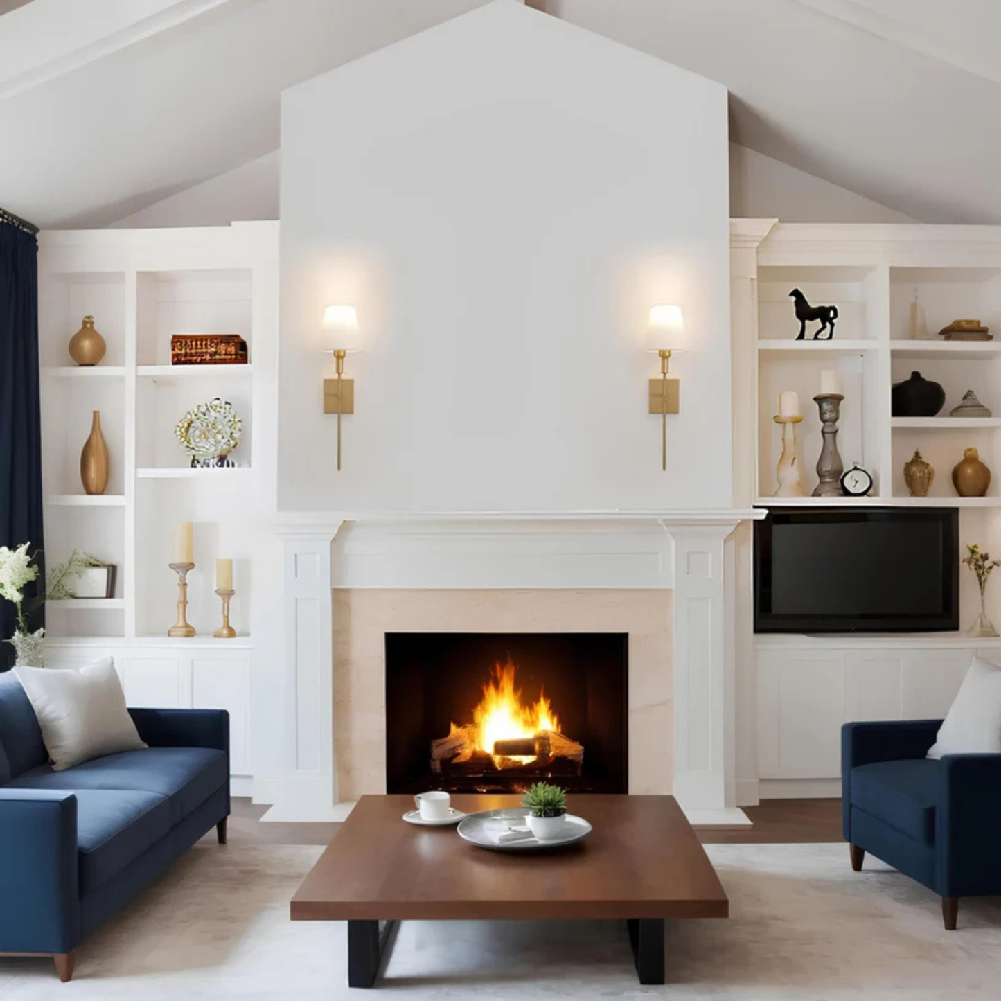 Applique murale sans fil - Applique élégante moderne - Commande à distance