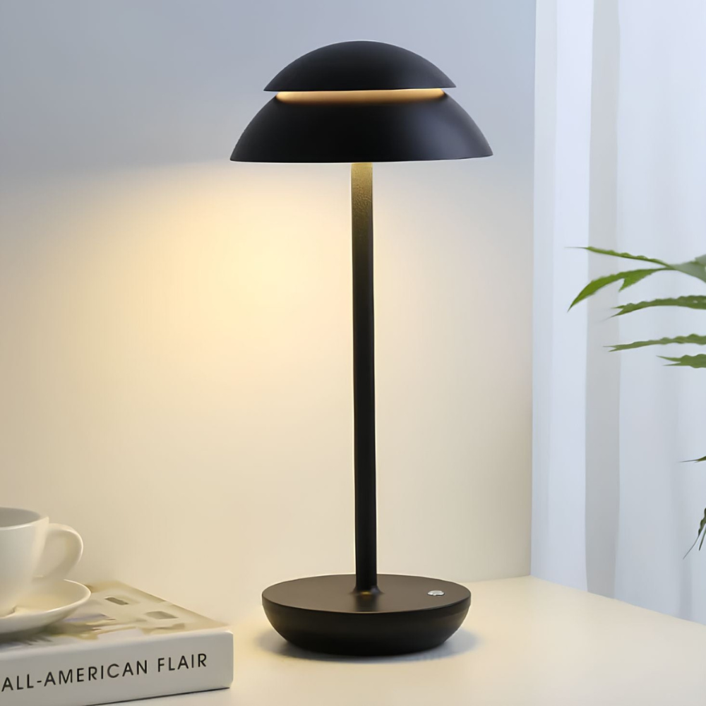 Lampe de table sans fil à LED minimaliste scandinave - Lumière rechargeable à intensité variable