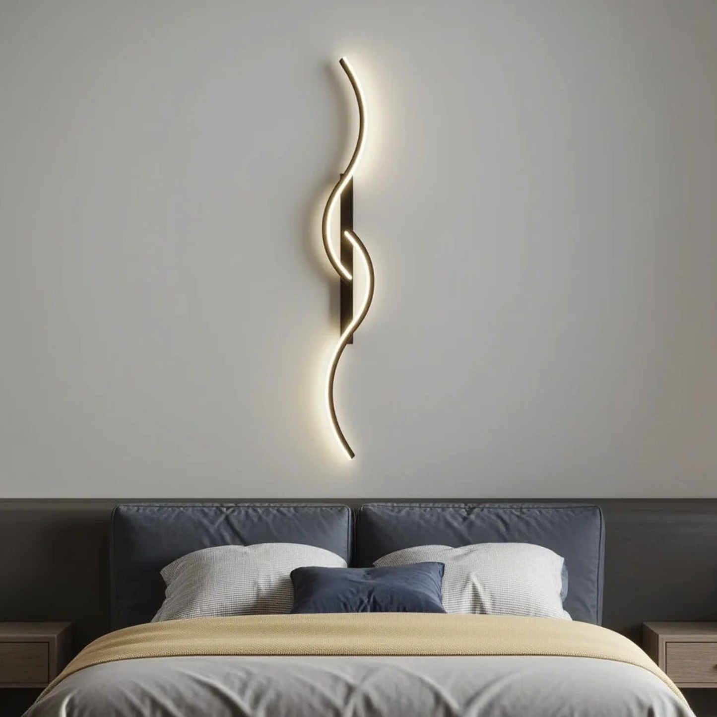Minimalist Wavy Chic LED Wall Light