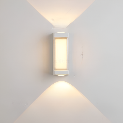 Outdoor Led Porch Lights with Integrated LED and Frosted Acrylic Lens