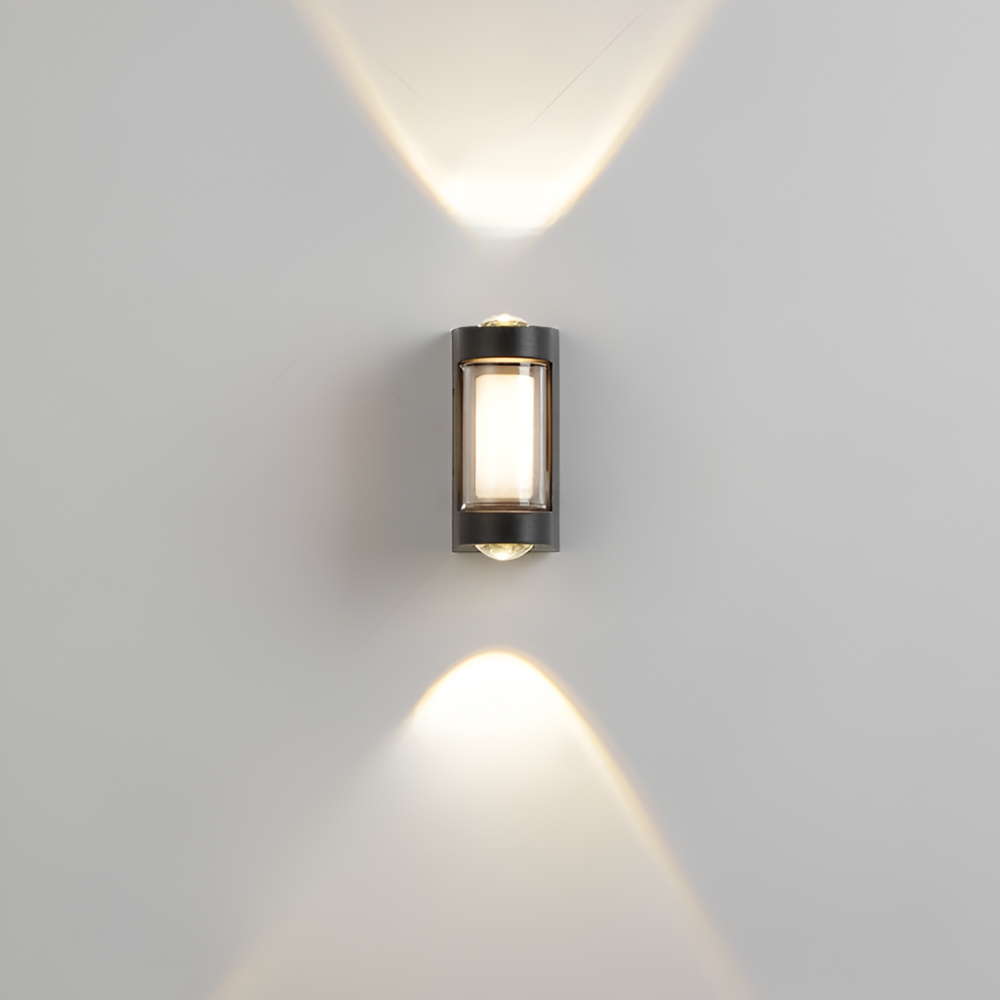 Außen-LED-Verandaleuchten mit integrierter LED und mattierter Acryllinse