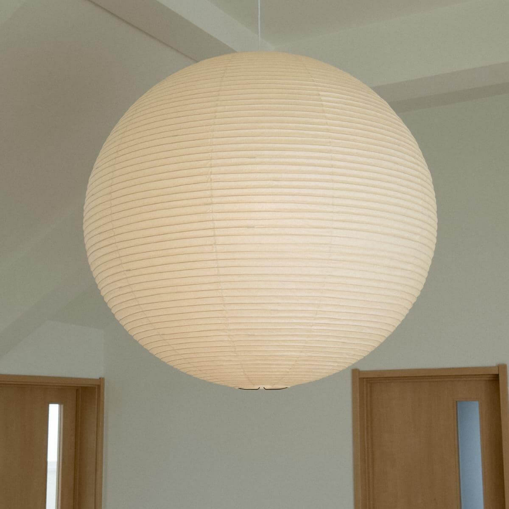 Japanese Paper Lantern Pendant Light - Washi Paper Globe Ceiling Lamp