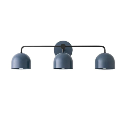 Bathroom lights above mirror with Metallic Frame - Mid-Century Modern