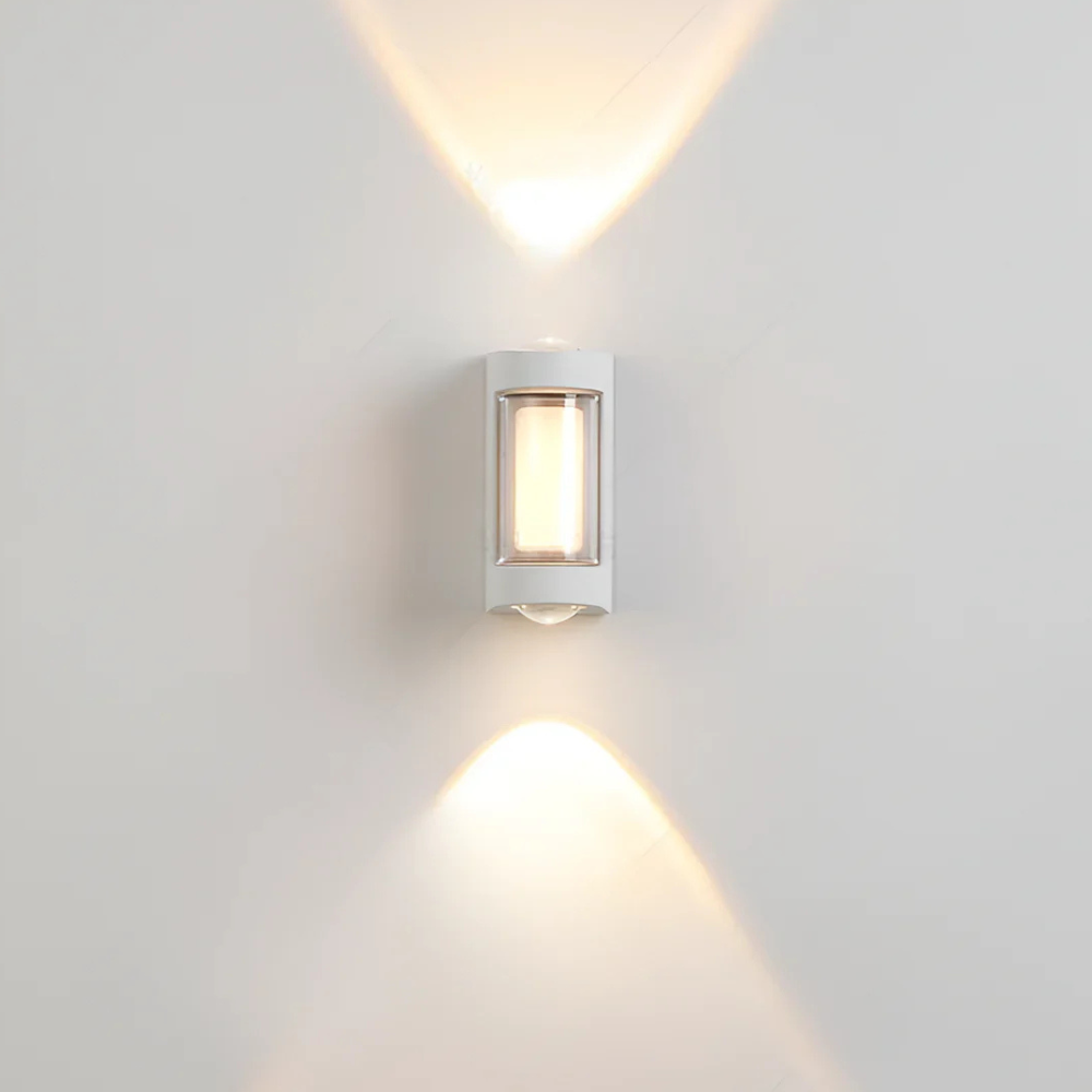 Außen-LED-Verandaleuchten mit integrierter LED und mattierter Acryllinse