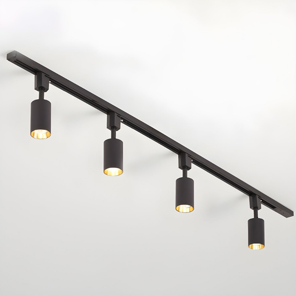 LED Track Lighting with Integrated LED and Adjustable Rail - Architectural Style