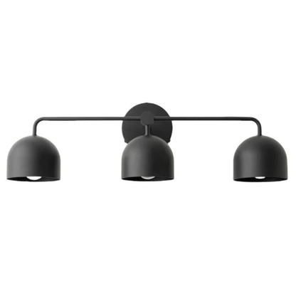 Bathroom lights above mirror with Metallic Frame - Mid-Century Modern