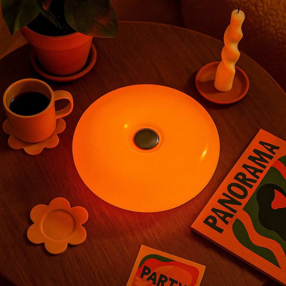 Donut Table Lamp and Wall Sconce Touch Control - Modern Mid Century