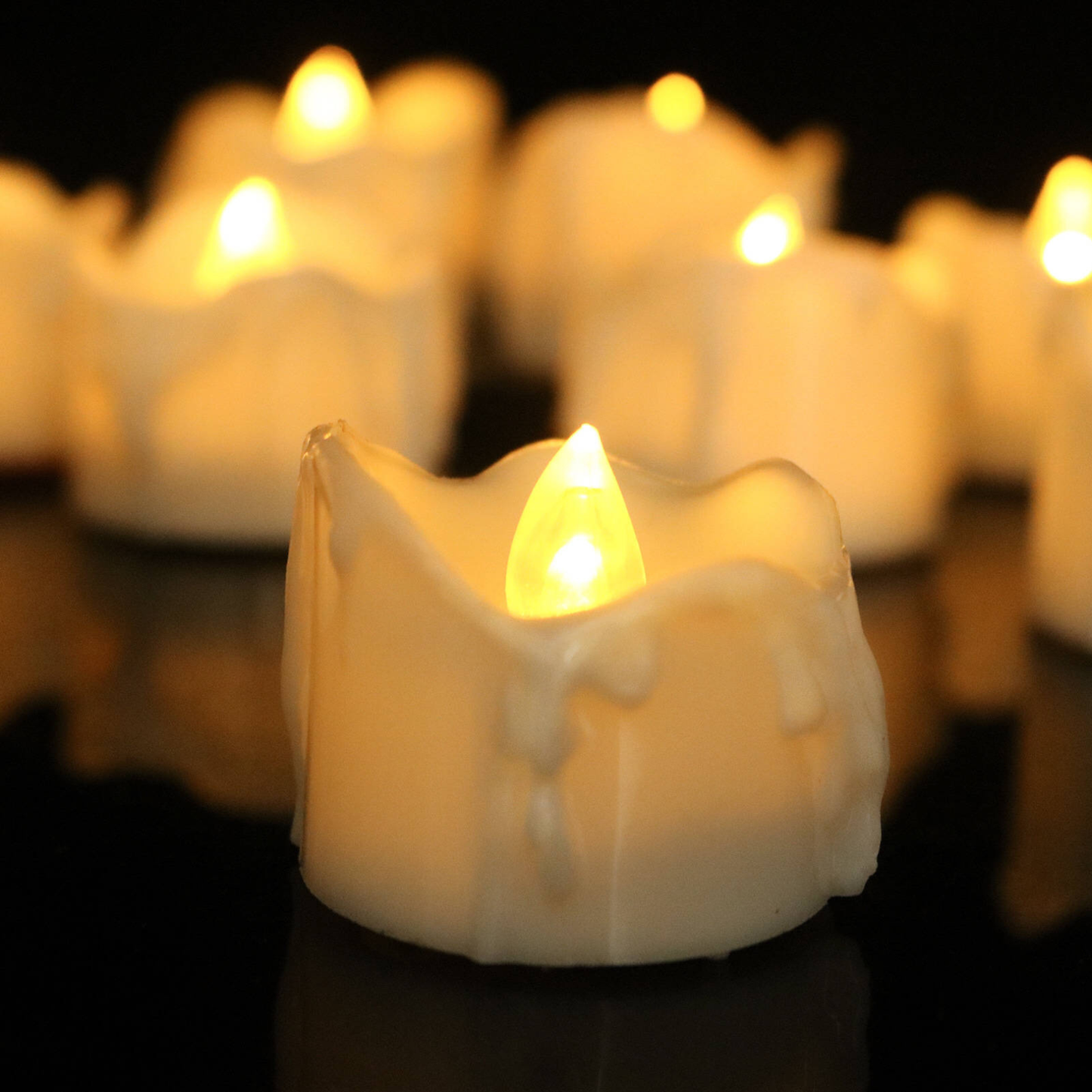Flickering Flameless Candle Tea Lights