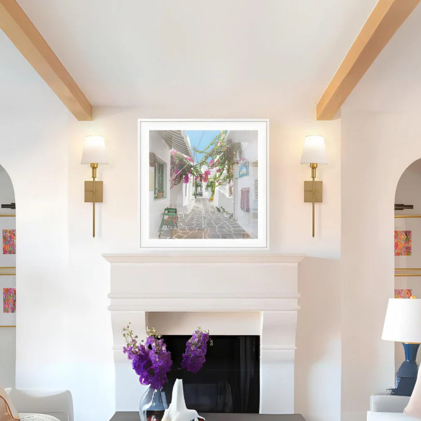 Applique murale sans fil - Applique élégante moderne - Commande à distance