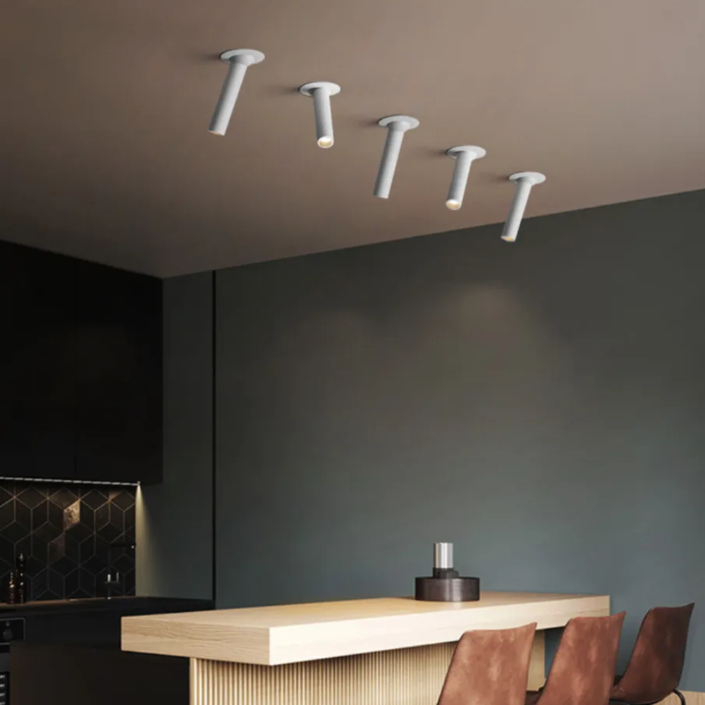 Directional Aluminum Track Style Pendant - Minimalist Indoor Lighting