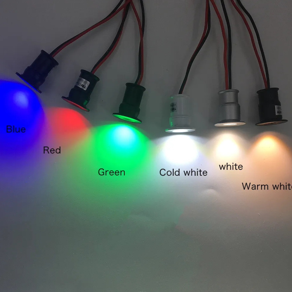 Einbaubeleuchtungs-Set mit 12W- oder 20W-Transformator – Aluminium Mini-Spots