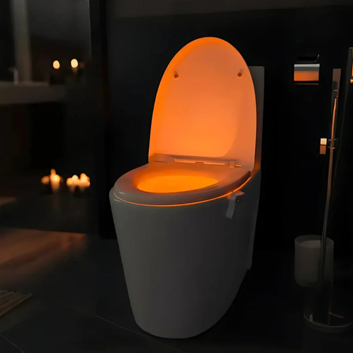 Motion-Sensor LED Bathroom Toilet Night Light