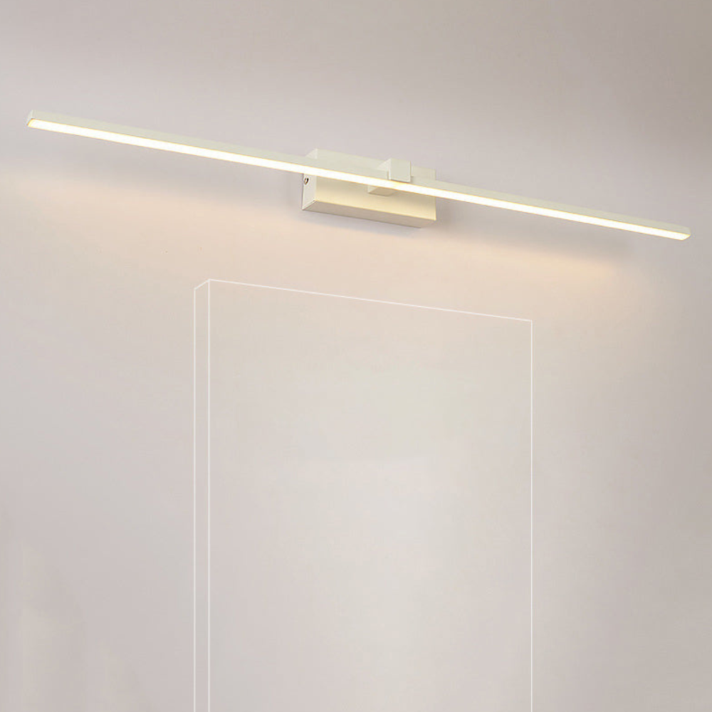 Lumières de salle de bain au-dessus du miroir avec barre linéaire ultra-fine - Moderne et minimaliste
