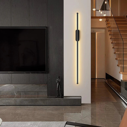 Modern Minimalist Linear LED Wall Sconce - Slim Vertical Wall Lamp