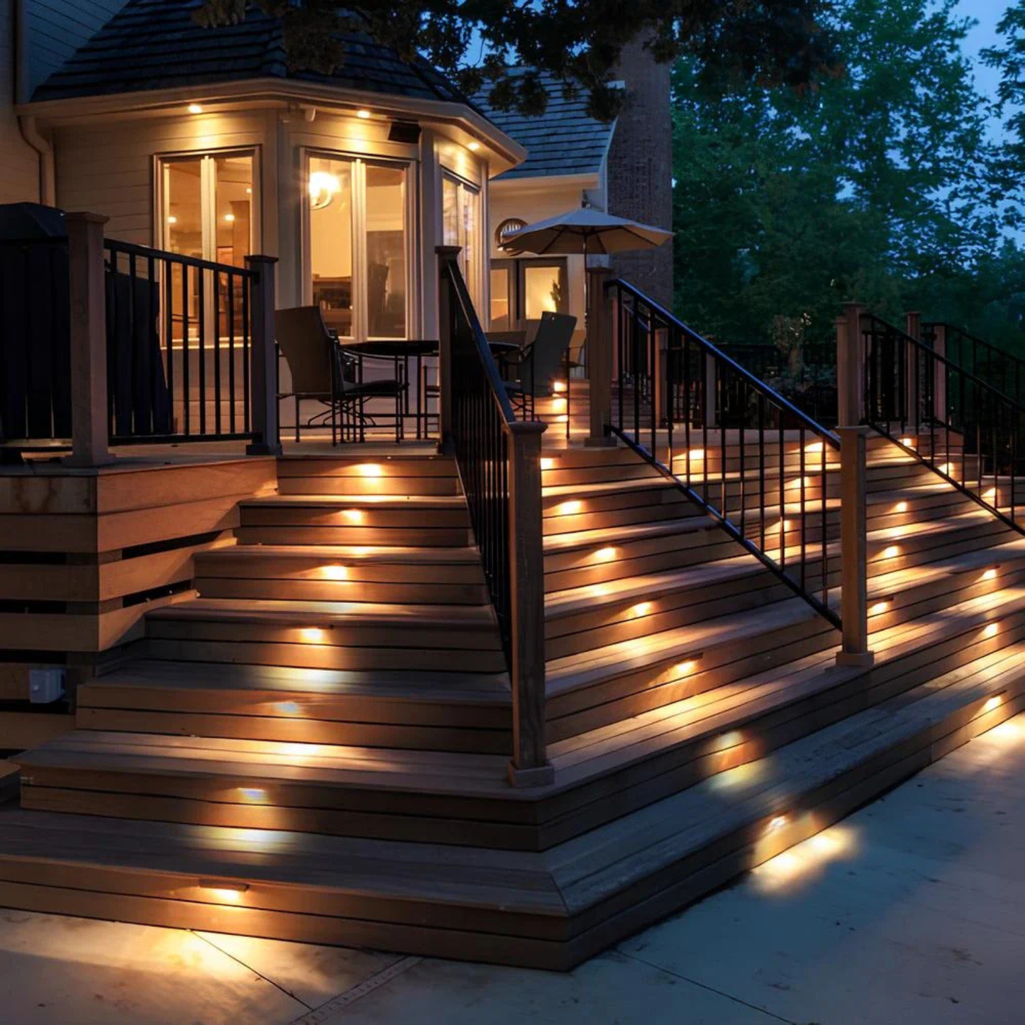 Solar Wedge Outdoor Step Lights