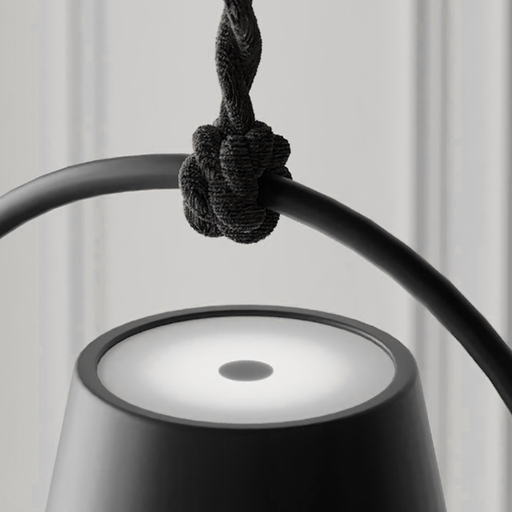 Cordless Pendant Light with Rechargeable Battery - Portable Outdoor Lamp