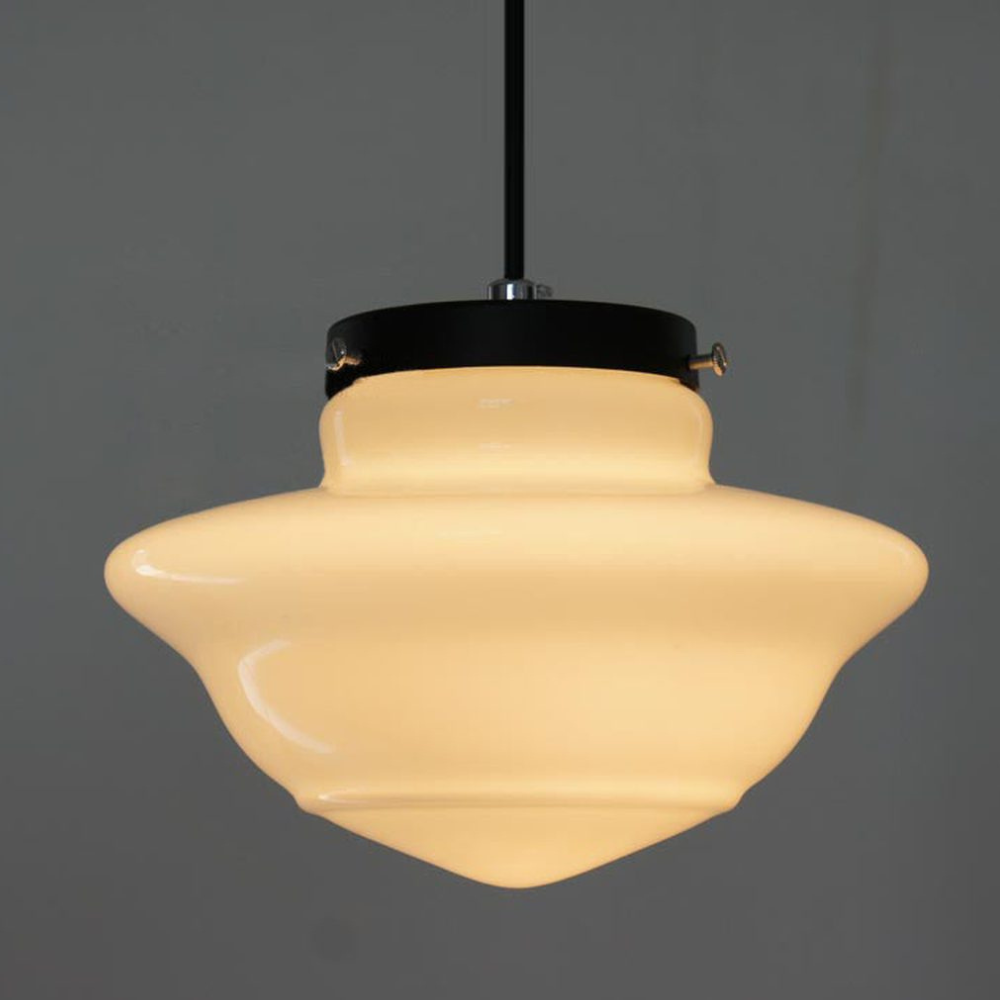 Architektur Mattglas Pendelleuchten-Serie — Minimalistischer Mattweißer Wandleuchter