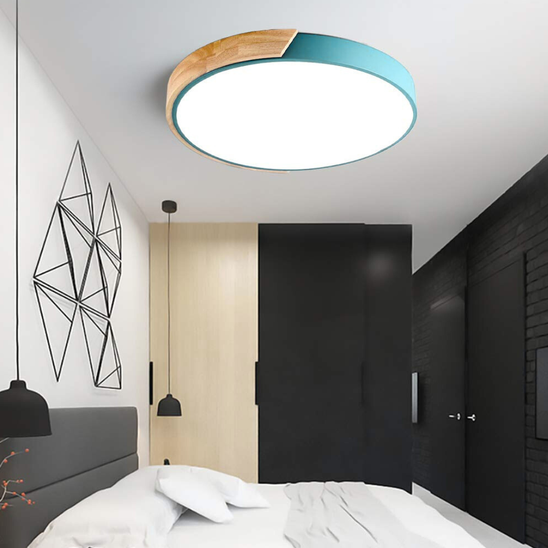 Splice Wood Flush Mount