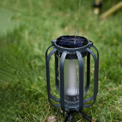 Solar Powered Tripod Lantern for Patio and Camping