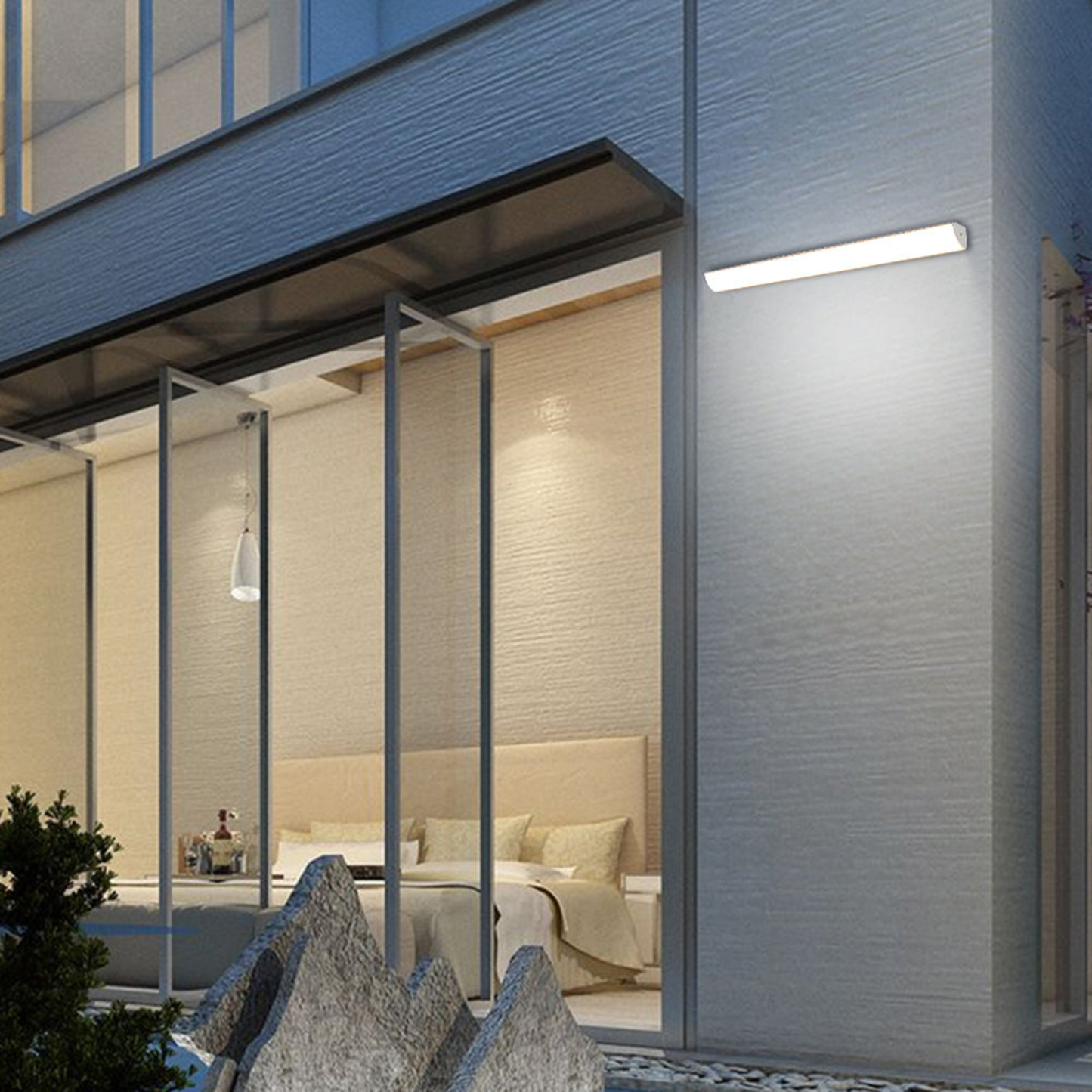 Modern Linear Beam Outdoor LED Wall Light