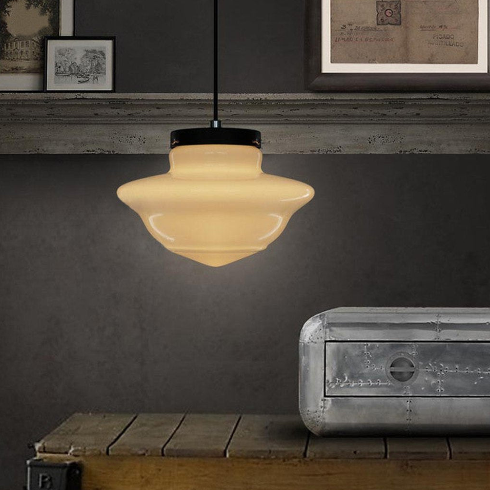 Architektur Mattglas Pendelleuchten-Serie — Minimalistischer Mattweißer Wandleuchter