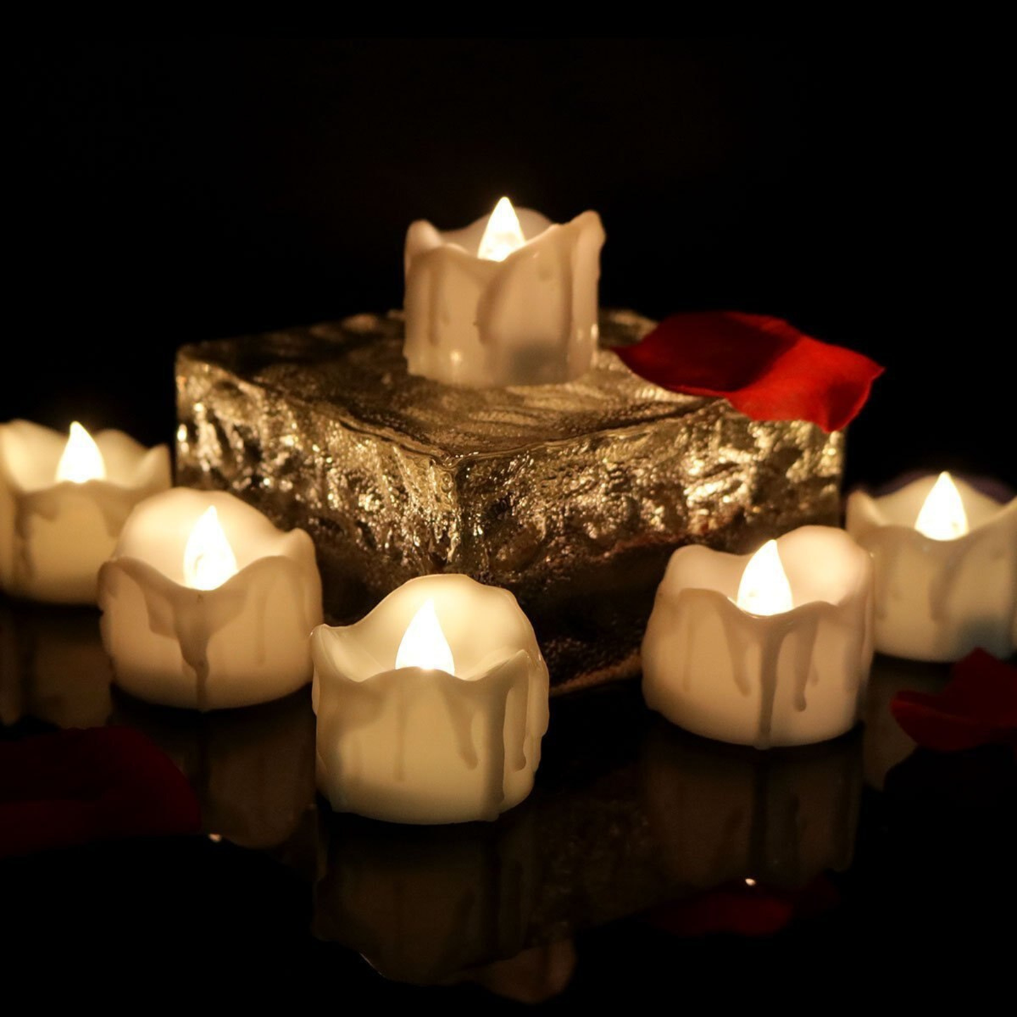 Flickering Flameless Candle Tea Lights