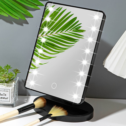 Led makeup mirror with Touch Control and Integrated LED - Modern Minimalist