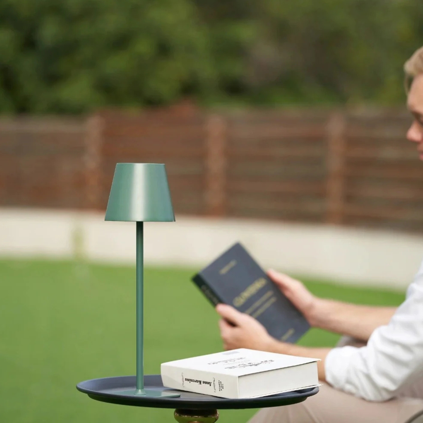 Lampe de table à intensité variable - Lumière tactile sans fil moderne scandinave