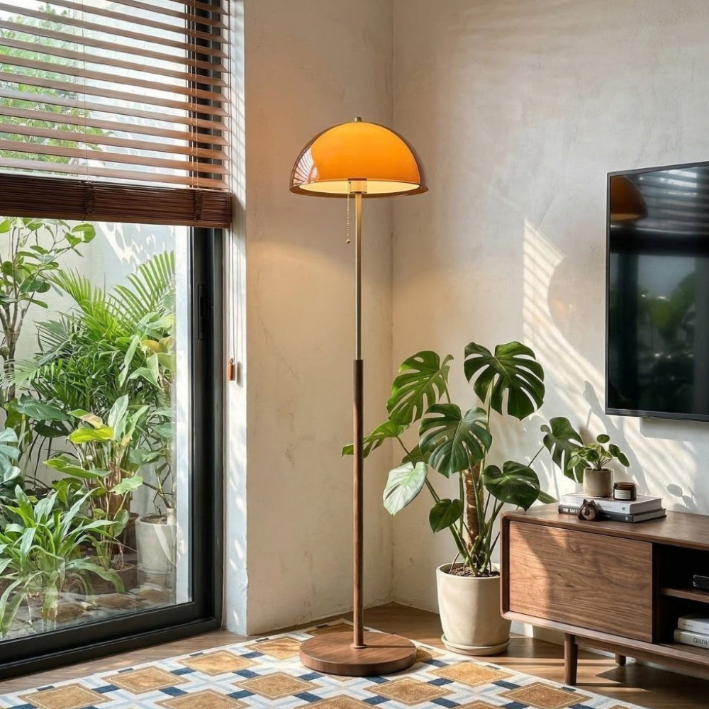 Modern Floor Lamp for Bedroom and Living Room - Mid-Century Retro Design
