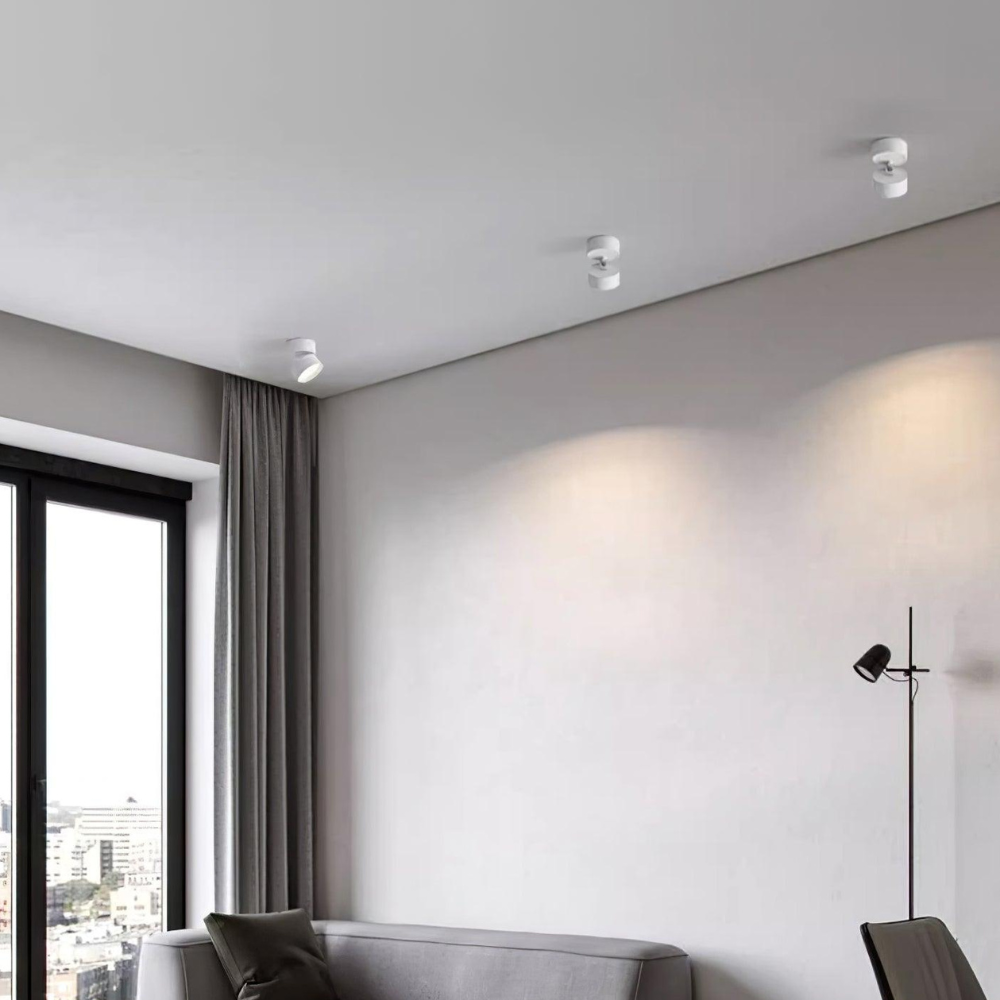 Adjustable Aluminum Ceiling Cylinder Light – Minimalist Architectural Design