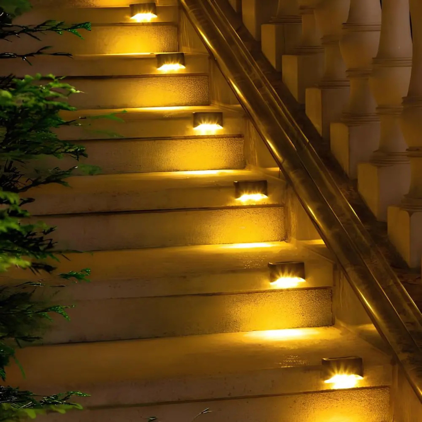Solar Wedge Outdoor Step Lights