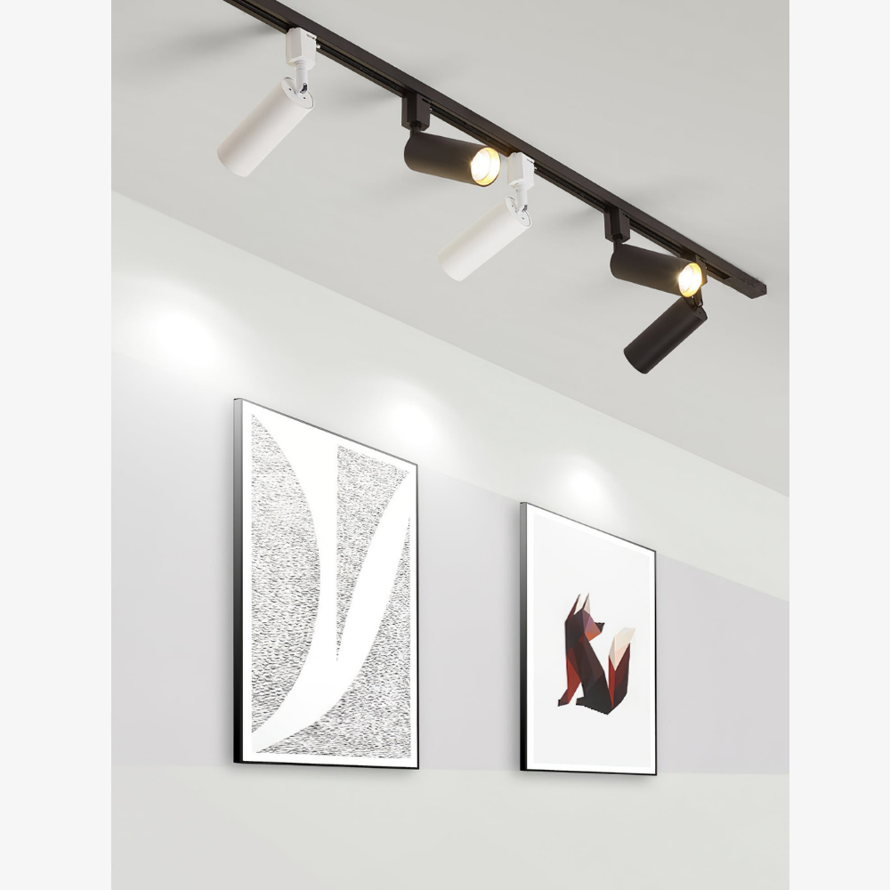 LED Track Lighting with Integrated LED and Adjustable Rail - Architectural Style