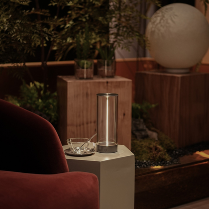 Modern Cylinder LED Lamp - Cordless Magnetic Rechargeable Accent Light