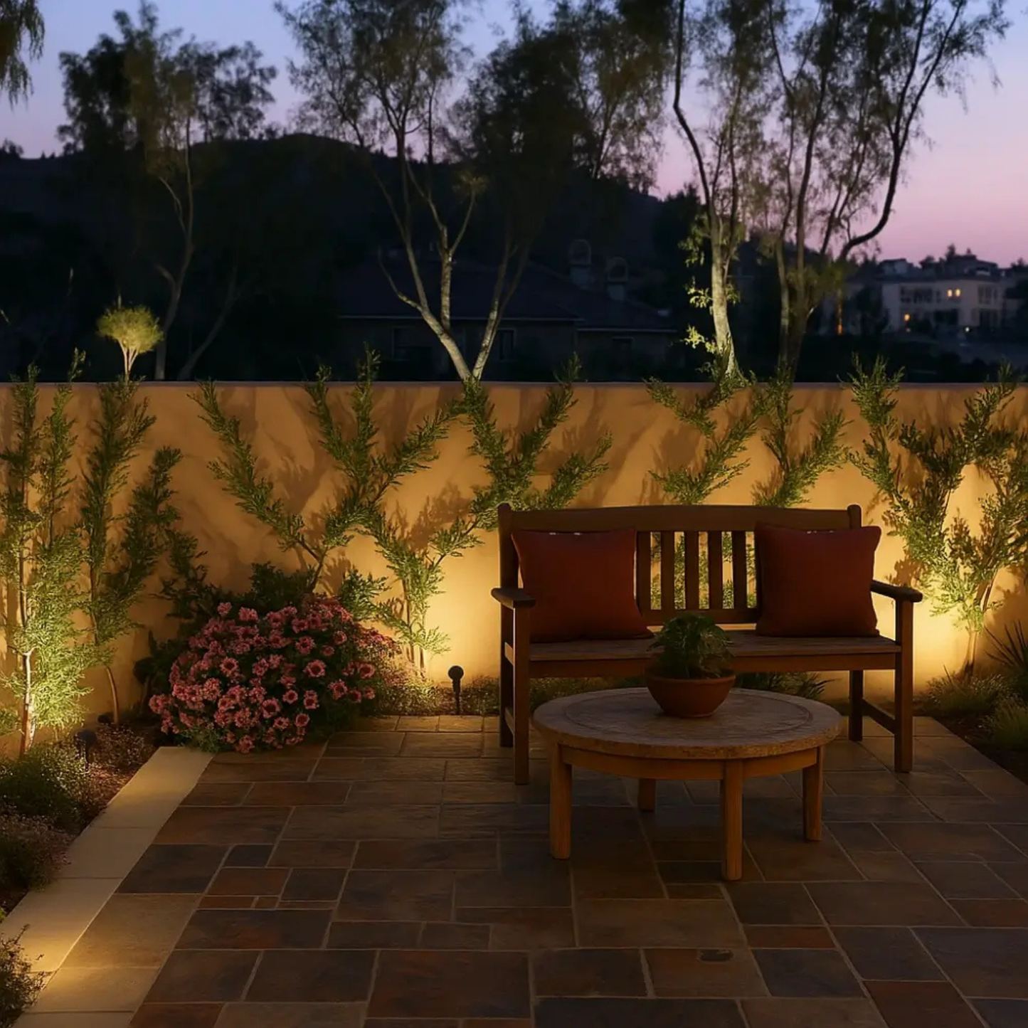 Modern Garden Spotlight - Solar Powered