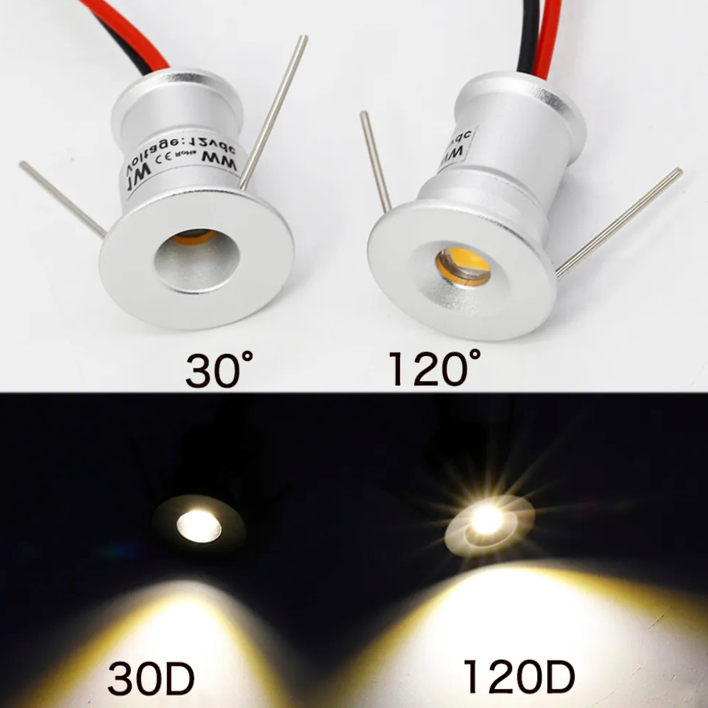 Einbaubeleuchtungs-Set mit 12W- oder 20W-Transformator – Aluminium Mini-Spots