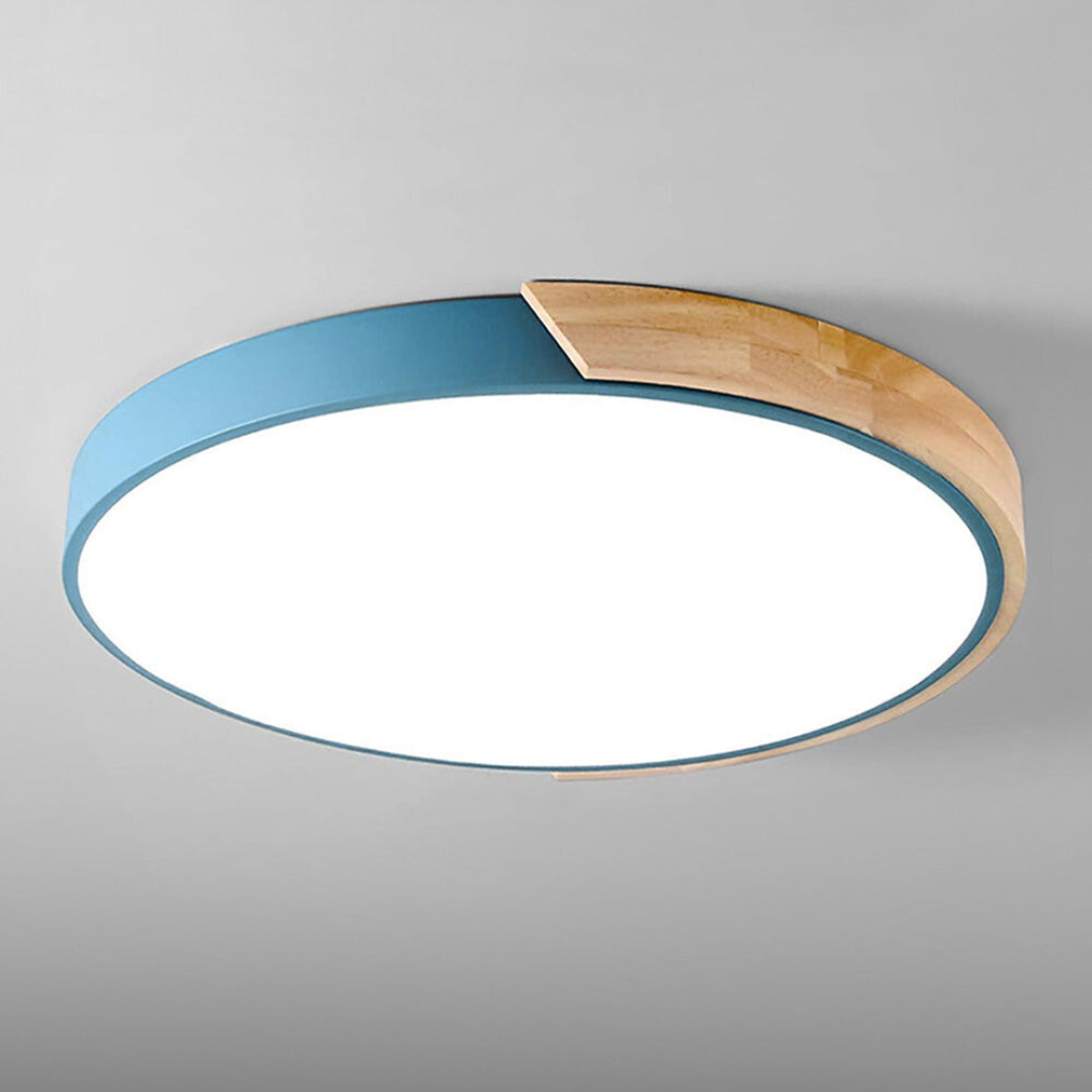 Splice Wood Flush Mount