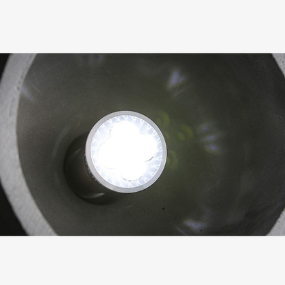 Modern Concrete & Wood Pendant Light - Nordic Industrial Timber Hanging Lamp