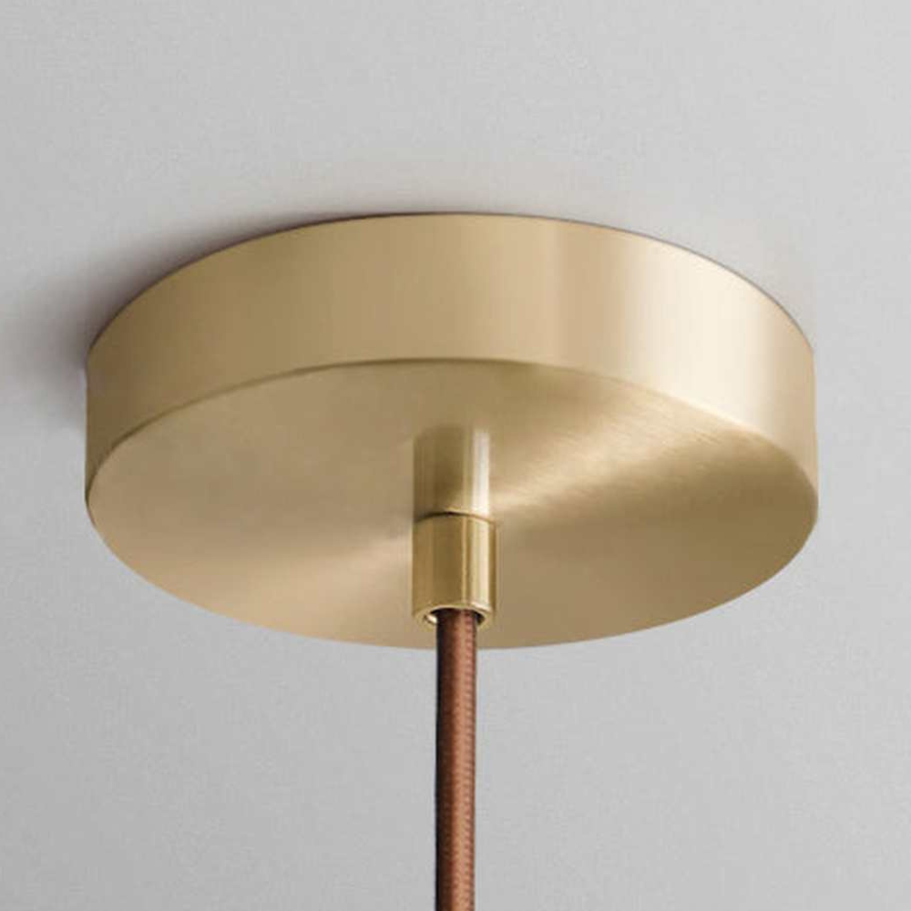 Moderne Pendelleuchte aus Kieselglas und Holz – Japandi Disk Pendelleuchten