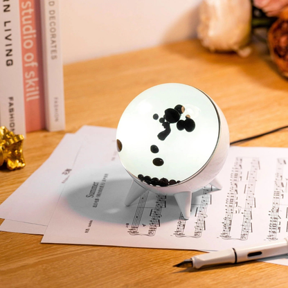 USB Rechargeable Ferrofluid Speaker - Bluetooth Rhythmic Music Display