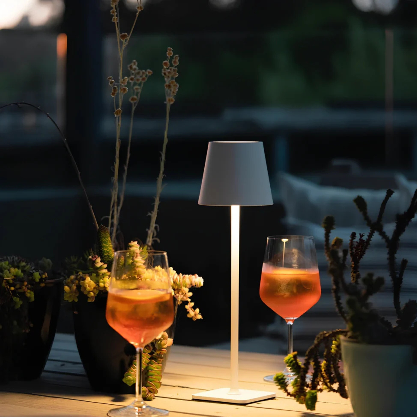 Lampe de table à intensité variable - Lumière tactile sans fil moderne scandinave