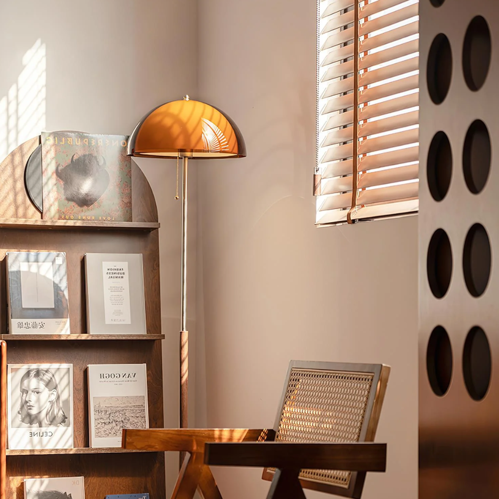 Modern Floor Lamp for Bedroom and Living Room - Mid-Century Retro Design