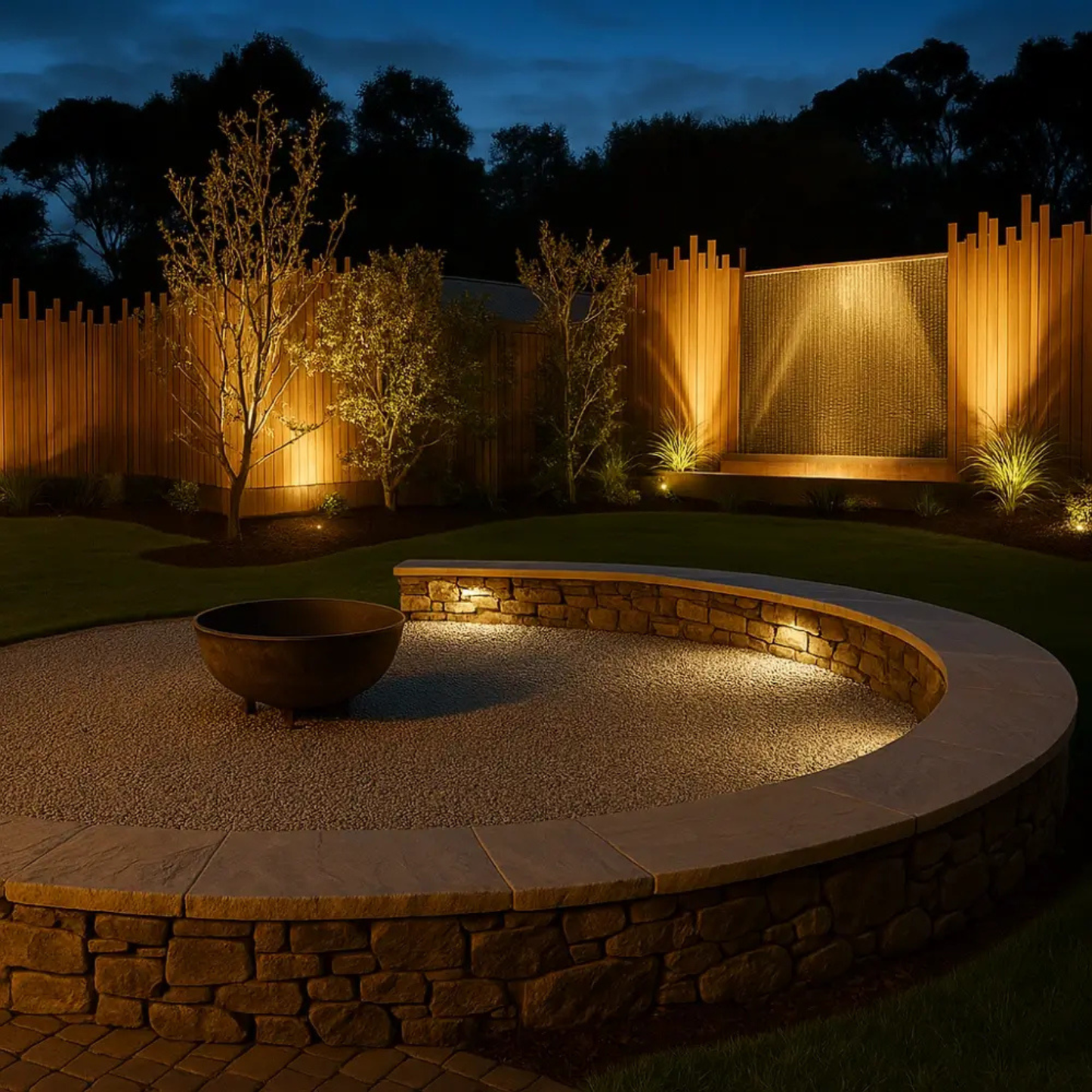 Modern Garden Spotlight - Solar Powered