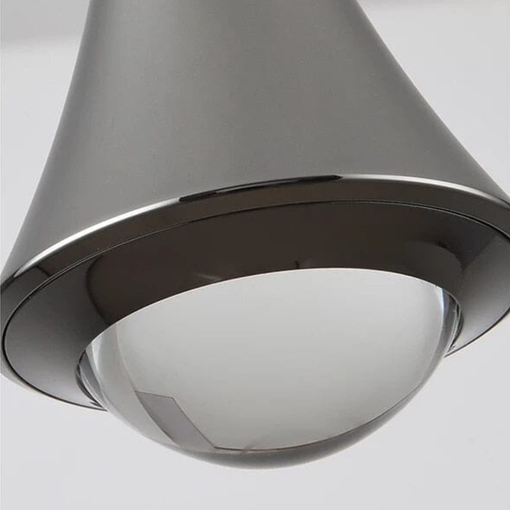 Teardrop Aluminium-Hängeleuchte mit Glasfuß – Modernes Wassertropfen-Design