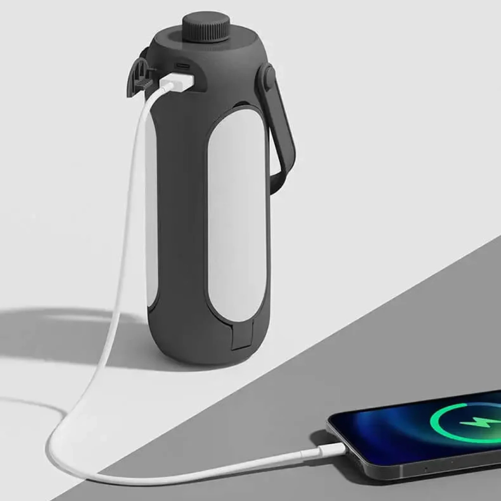 Lampe d'extérieur rechargeable à lumière chaude - Portable et minimaliste